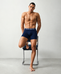 Cozy Cotton Men's Trunk Navy Underwear